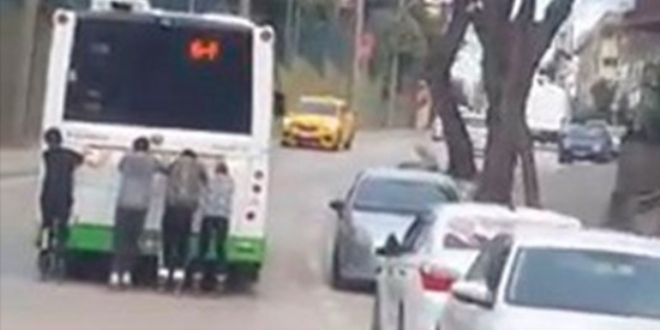 Trafikte tehlikeli yolculuk