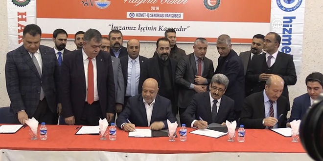 Van Büyükşehir Belediyesinde toplu iş sözleşmesi
