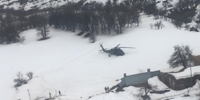 Tunceli'de polis helikopteri zorunlu ini yapt