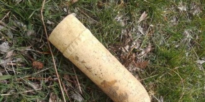 Kurtulu Sava'ndan kalan top mermisi imha edildi