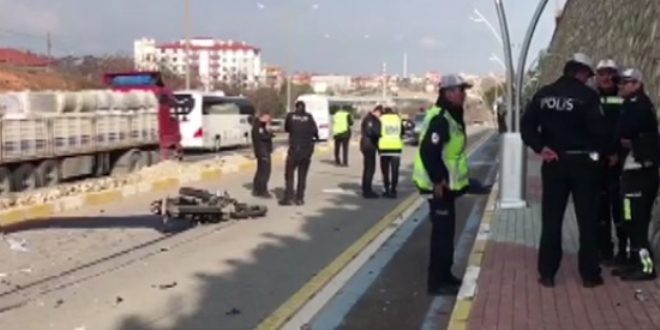 Trafik polisini kahreden kaza! Ölen kişi oğlu çıktı