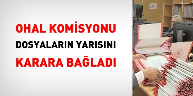 OHAL Komisyonu, dosyaların yarısını karara bağladı