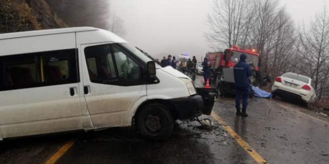 Ordu'da feci kaza: 2 ölü 4 yaralı