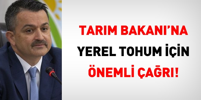 Muhalefetten 'yerel tohum' için kanun teklifi