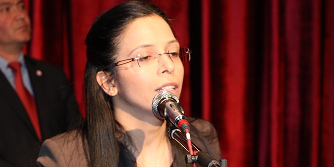 Şehit askerin öğretmen eşinden duygusal konuşma