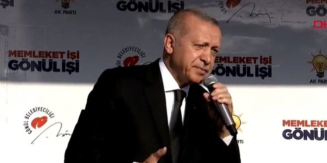 Erdoğan sert konuştu: Bizi tehdit eden müptezeller...