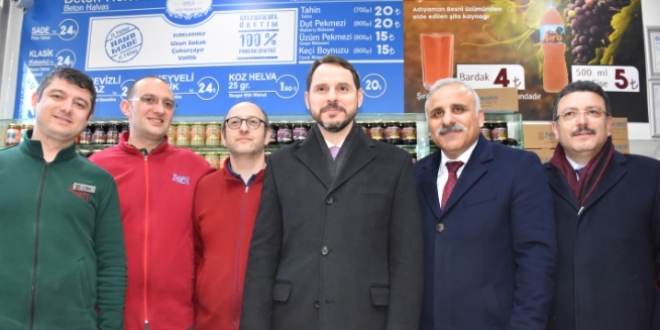 Berat Albayrak'tan esnaf ziyareti
