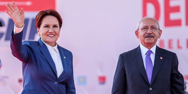 Kılıçdaroğlu ve Akşener'den Antalya'da ortak miting