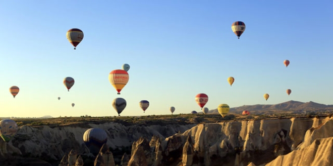 Balonla yolculuk, Kapadokya snrlarn at