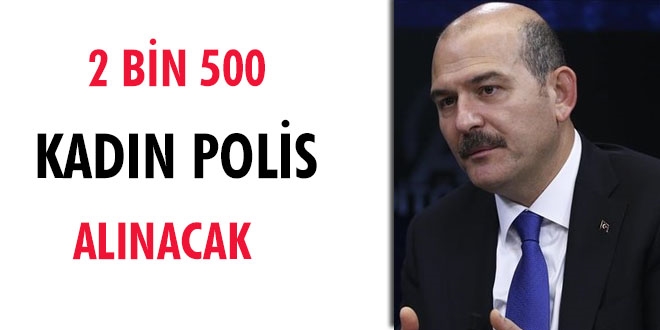 2 bin 500 kadın polis alınacak