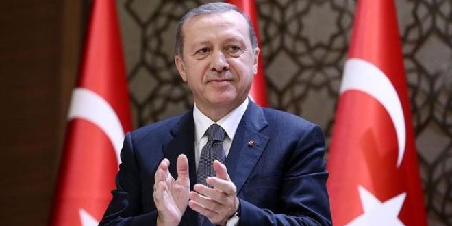 Cumhurbaşkanı Erdoğan, tekvandocuları kabul etti