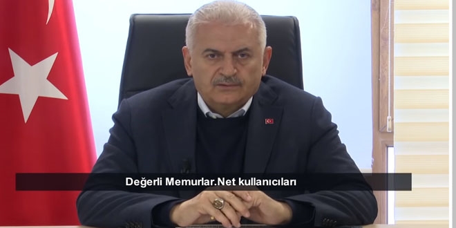 Yıldırım'dan memurlar.net ziyaretçilerine özel mesaj