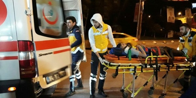 12 yaşındaki sürücü 2 kişiyi yaraladı
