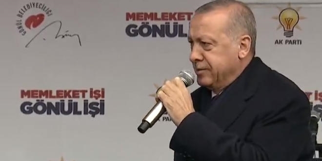 Cumhurbakan Erdoan: Buradan ilan ediyorum...