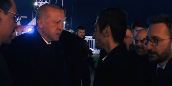 Erdoğan ile broşür dağıtan Yusuf bir araya geldi