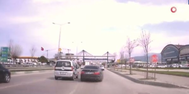 Makas faciası kamerada... Anbean kaydedildi