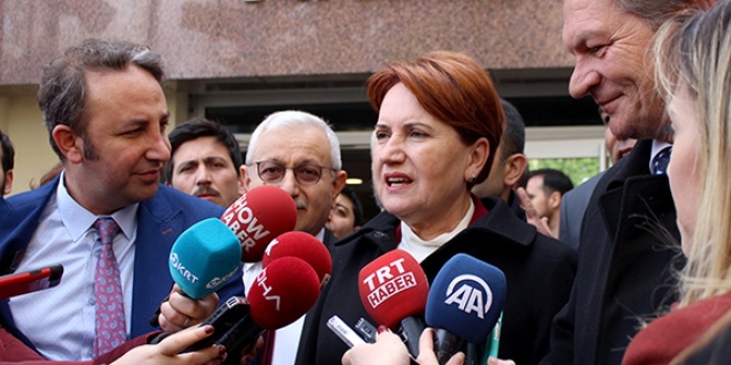 İyi Parti Lideri Akşener oyunu kullandı