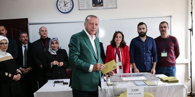 Erdoğan'ın oy kullandığı sandıktan, Ak Parti çıktı