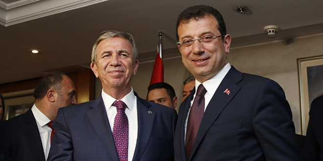Ekrem İmamoğlu ve Mansur Yavaş bir araya geldi