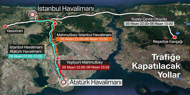 İstanbullular dikkat! Hangi yollar kaç saat kapalı?