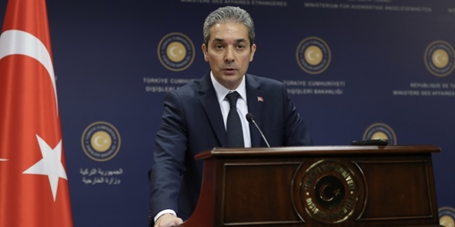 Aksoy'dan ABD D��i�leri Bakanl���ndan yap�lan a��klamaya tepki