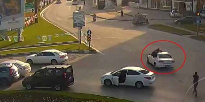Uçan polis torbacıya geçit vermedi