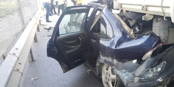 Hatay'da kamyon ile otomobil arpt: 1 l, 1 yaral