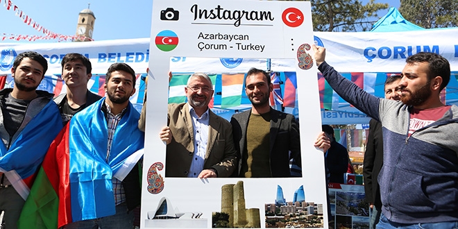 Türkiye'deki yabancı öğrenciler Çorum'da buluştu
