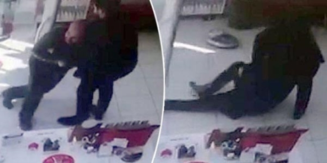 İlaç almak için girdiği eczanede beyin felci geçirdi