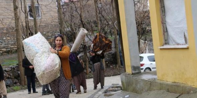 ukurca'da heyelan nedeniyle 10 ev boaltlacak