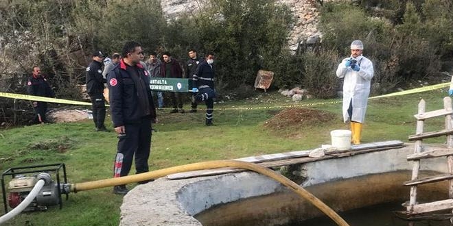 Antalya'da karı koca su kuyusunda ölü bulundu