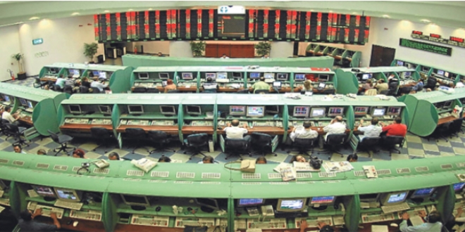 Borsa gnn ilk yarsnda geriledi