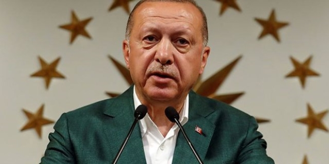 Cumhurbakan Erdoan, Knk' tebrik etti