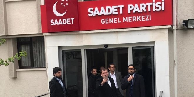 Saadet Partisi binası tahliye ediliyor