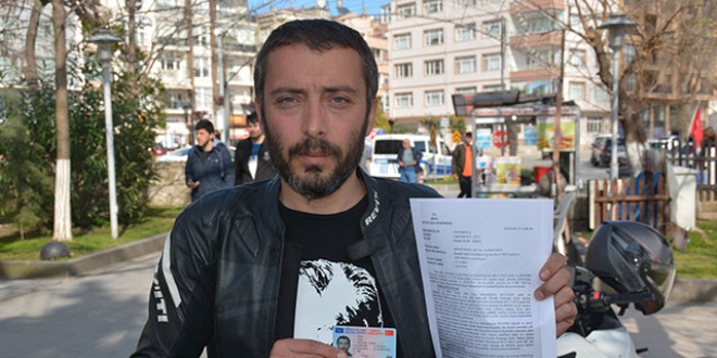 1002 TL'lik trafik cezasını iptal ettirdi