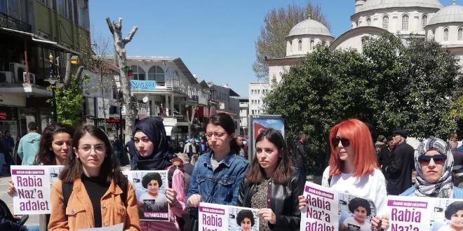 Kadn Meclisinden 'Rabia Naz'a Adalet' eylemi