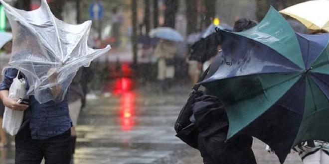 Meteorolojiden kuvvetli rüzgar uyarısı-haritalı