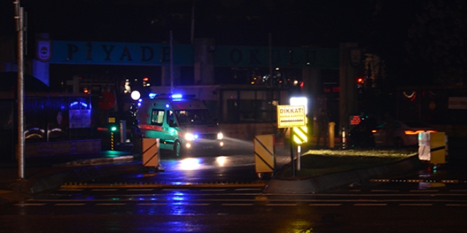 Tuzla Piyade Okulu'nda korkutan yangn