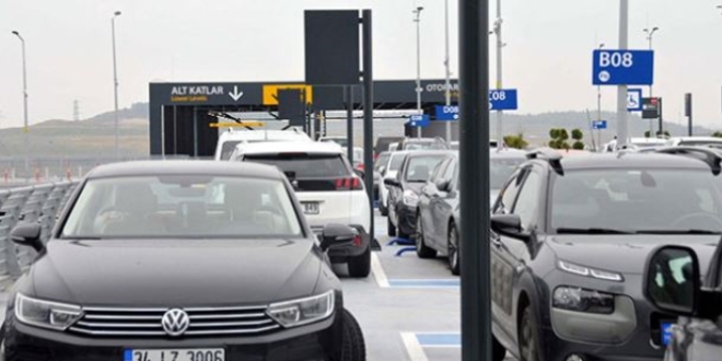 İstanbul Havalimanı otoparkı artık ücretli