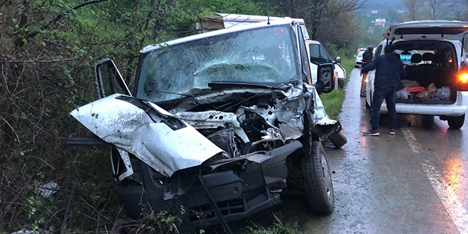 Ordu'da trafik kazaları: 9 yaralı