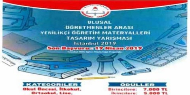 Öğretmenlerden Yenilikçi Materyal Yarışması'na yoğun ilgi