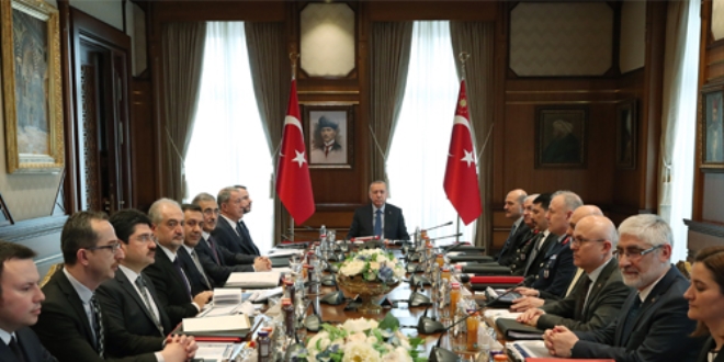 Savunma Sanayii İcra Komitesi, Cumhurbaşkanı Erdoğan başkanlığında toplandı