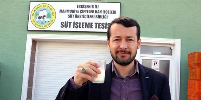 Aracını satıp, süt işleme tesisi kurdu