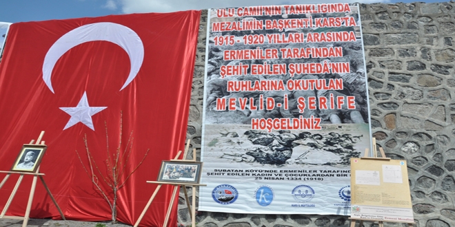 Ermeni katliamlarının belgeleri Kars Ulu Cami'de sergileniyor