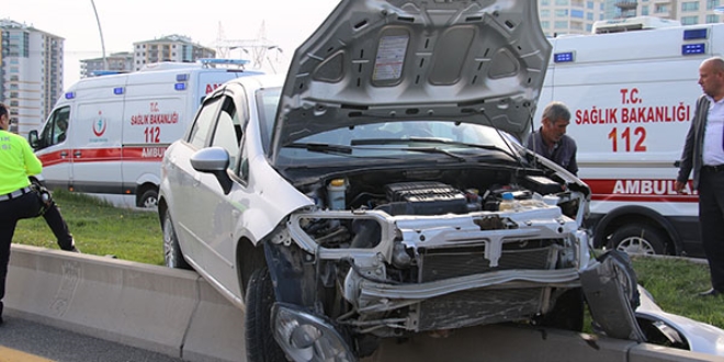 Başkent'te korkutan trafik kazası: 4'ü çocuk 6 yaralı