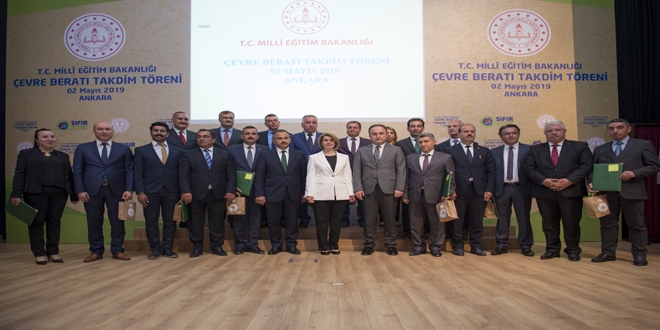 81 ilde 40 okula 'Çevre Beratı' ödülü