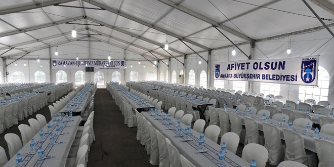 Belediye, Ankara'da 12 bin kişiye iftar verecek