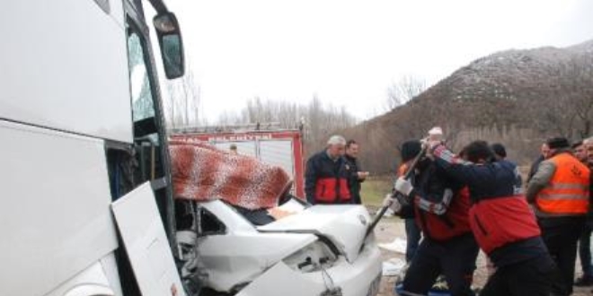 Tokat'taki otobüs kazasında ölen 7 kişinin isimleri belirlendi