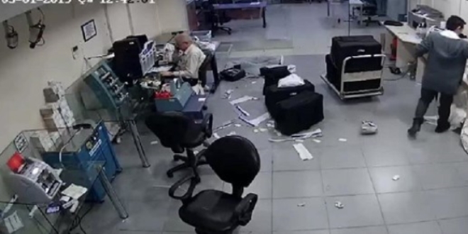 irketinden para alan gvenlik grevlisi yakaland