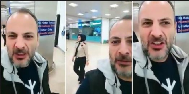 Havalimannda bartllere hakarete dava